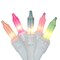 Northlight 100-Count Pastel Multi-Color Mini Easter Light Set, 20ft White Wire